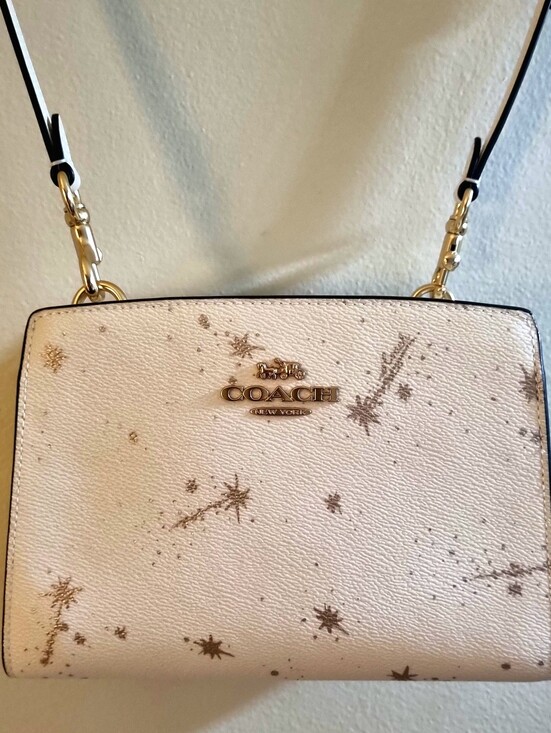 Coach Handbags - Coach Gia Crossbody Bag With Star Print - Chalk/Gold